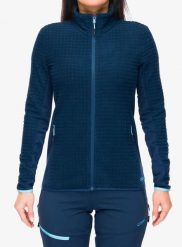 Bluza rozpinana damska CMP Luneksja. Niebieskie bluzy damskie CMP, m, bez wzorów, z materiału, bez ramiączek, bez kaptura. Za 240.89 zł.