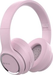Słuchawki Devia Devia słuchawki Bluetooth Kintone nauszne różowe. Czerwone słuchawki bezprzewodowe Devia. Za 94.55 zł.