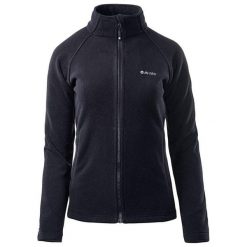 Bluza Polarowa Damska Logo Henis. Czarne bluzy damskie Hi-tec, na zimę, xl, bez wzorów, z polaru, sportowe, bez ramiączek, bez kaptura. Za 113.99 zł.