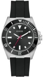 Zegarek męski Guess GW0969G1 czarny. Czarne zegarki męskie Guess, z aplikacjami. Za 679.00 zł.