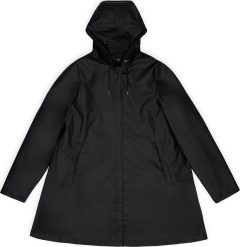 Rains damski płaszcz przeciwdeszczowy A-LINE W JACKET W3 18050 01 BLACK L. Czarne płaszcze damskie Rains, l, bez wzorów, sportowe, bez kołnierzyka, bez kaptura. Za 711.05 zł.