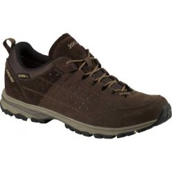 Buty turystyczne męskie niskie Meindl Durban z membrana Gore-Tex. Brązowe buty zimowe męskie MEINDL, bez wzorów, z gore-texu, bez obcasa, bez zapięcia. Za 968.99 zł.