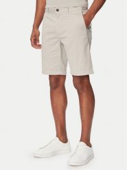 BOSS Szorty materiałowe Chino 50536723 Beżowy Slim Fit. Brązowe szorty męskie Boss, bez wzorów, z bawełny. Za 449.99 zł.