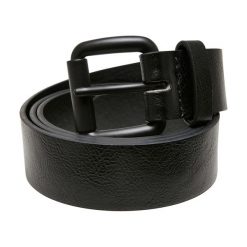 Męski Pas Biodrowy Ze Skóry Syntetycznej Z Klamrą Cierniową. Czarne paski męskie Urban Classics, ze skóry. Za 57.99 zł.