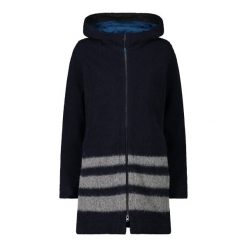Parka damska z kapturem CMP. Czarne parki damskie CMP, na zimę, uniwersalny, bez wzorów, z materiału, z kapturem. Za 751.50 zł.