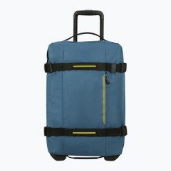 Walizka podróżna American Tourister Urban Track. Niebieskie walizki damskie American Tourister, bez wzorów. Za 619.99 zł.