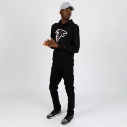 Bluza z kapturem Falcons NFL. Białe bluzy sportowe męskie New Era, m, bez wzorów, z kapturem. Za 294.50 zł.