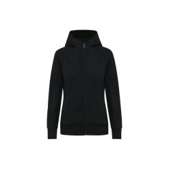 Bluza damska z kapturem Kariban Premium. Czarne bluzy damskie KARIBAN, xs, bez wzorów, z bawełny, bez ramiączek, z kapturem. Za 245.00 zł.