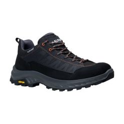 Buty trekkingowe męskie Alpinus Kominite Hydrotex, Vibram. Czarne trekkingi męskie Alpinus, bez zapięcia. Za 459.00 zł.