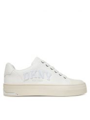 DKNY Trampki York K3511777 Biały. Białe trampki i tenisówki damskie DKNY, bez wzorów, ze skóry, bez zapięcia. Za 339.99 zł.