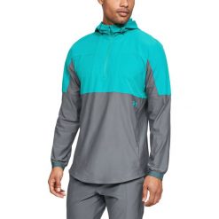 Under Armour Vanish Hybrid Kurtka Niebieski Szary. Niebieskie kurtki męskie Under Armour, na wiosnę, l, bez wzorów, z elastanu, bez kaptura. Za 378.95 zł.