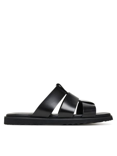 Aldo Klapki Light 13914641 Czarny. Czarne klapki męskie Aldo, bez wzorów, ze skóry, bez zapięcia. Za 369.99 zł.