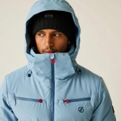 Kurtka narciarska męska z membraną Speed II Dare 2b. Niebieskie kurtki sportowe męskie Dare 2B, na zimę, m, bez wzorów, z tkaniny, bez kaptura, narciarskie. Za 999.99 zł.