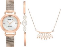 Zegarek Anne Klein Zegarek damski Anne Klein AK-3840RGST różowe złoto. Czerwone zegarki damskie Anne Klein, złote. Za 960.00 zł.