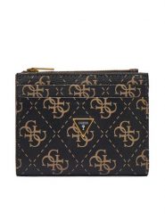 Guess Portfel SMMALO LEA03 Brązowy. Brązowe portfele męskie Guess, z aplikacjami, ze skóry. Za 269.99 zł.