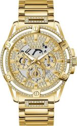Zegarek Guess Zegarek męski Guess GW0497G2 CYRKONIE złoty. Żółte zegarki męskie Guess, z aplikacjami, złote. Za 1,369.00 zł.