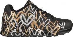 Skechers Skechers damskie buty sportowe UNO METALLIC LOVE 155523/BKGD 39. Obuwie sportowe damskie Skechers, bez wzorów, bez zapięcia. Za 344.40 zł.