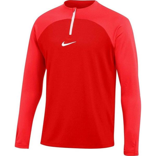 Męska Bluza Academy DriFIT Drill. Czerwone bluzy męskie Nike, m, bez wzorów, bez ramiączek, bez kaptura. Za 209.99 zł.