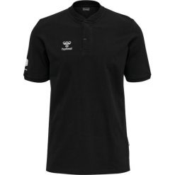 Polo Hummel Move Grid. Czarne koszulki sportowe męskie Hummel, m, bez wzorów, bez ramiączek. Za 177.50 zł.