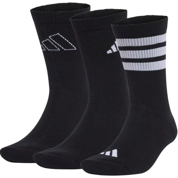 Zestaw Skarpet Z Logo Adidas Sport 3Pp Dorośli. Czarne skarpety męskie Adidas, bez wzorów. Za 52.00 zł.