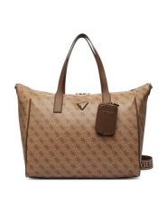 Guess Torba weekendowa Latona Travel TWHB92 11017 Brązowy. Brązowe torby podróżne damskie Guess, z aplikacjami, ze skóry. Za 869.99 zł.