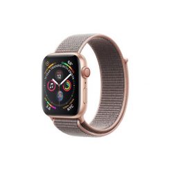 SmartWatch APPLE Watch Series 4 GPS+Cellular Koperta 40 mm z aluminium w kolorze złotym z opaską sportową w kolorze piaskowego różu MTVH2WB/A. Czerwone zegarki smartwatch Apple, bez wzorów. Za 2,349.00 zł.