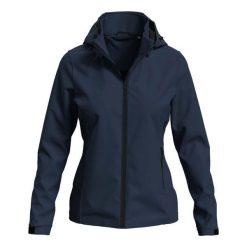 Kurtka Damska Lux Soft Shell. Niebieskie kurtki sportowe damskie Stedman, bez wzorów, bez ramiączek, bez kaptura, trekkingowe. Za 347.99 zł.