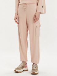 Liu Jo Spodnie dzianinowe Ecs Pant. Maglia Lung TA4044 MS49I Różowy Regular Fit. Czerwone spodnie materiałowe damskie Liu Jo, bez wzorów, z dzianiny. Za 339.99 zł.