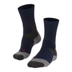 Skarpetki damskie Falke TKX Expedition. Niebieskie skarpetki damskie Falke, bez wzorów, z elastanu. Za 189.50 zł.