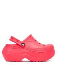 Crocs Klapki BELLA CLOG 210062-611 Różowy. Czerwone klapki damskie Crocs, bez wzorów, z tworzywa sztucznego, bez obcasa, bez zapięcia. Za 209.99 zł.