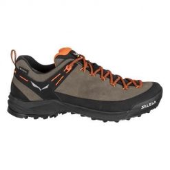 Buty trekkingowe męskie Salewa Wildfire Leather Gtx. Buty zimowe męskie Salewa, bez wzorów, z materiału, bez obcasa, bez zapięcia. Za 765.00 zł.