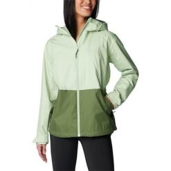 Kurtka uniwersalna damska Columbia Inner Limits Iii. Zielone kurtki sportowe damskie Columbia, uniwersalny, bez wzorów, z syntetyku, bez ramiączek, z kapturem, trekkingowe. W wyprzedaży za 369.00 zł.
