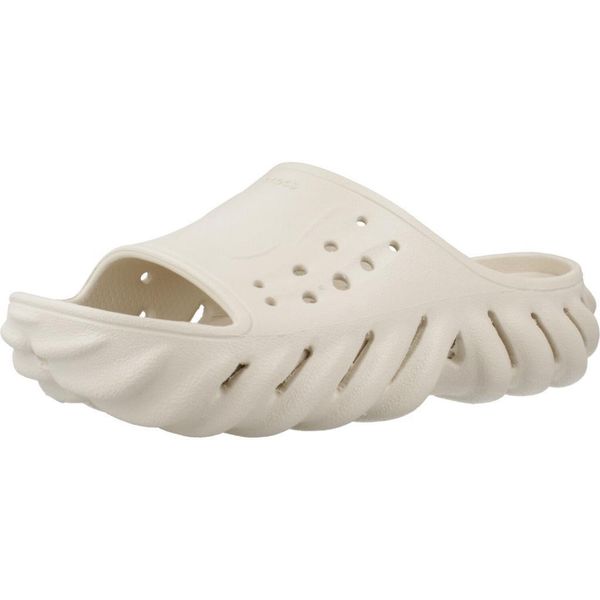 Klapki Crocs Model Echo Slide Kolor Beżowy. Brązowe klapki męskie Crocs, bez wzorów, z gumy, bez zapięcia. Za 361.00 zł.
