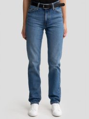 Jeansy damskie PIA by BIG STAR niebieskie Charlotte 301. Niebieskie jeansy damskie BIG STAR, na lato, bez wzorów, z denimu, eleganckie, z podwyższonym stanem. Za 329.99 zł.