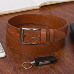 Pasek męski BELTIMORE r.100-115 cm E35 brązowy. Brązowe paski męskie . Za 59.99 zł.