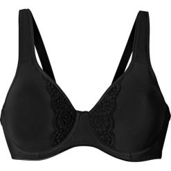 Biustonosz "minimizer" bonprix czarny. Czarne biustonosze bonprix, bez wzorów. Za 54.99 zł.