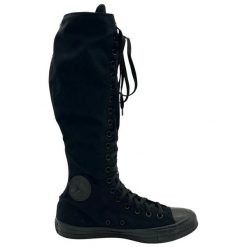 Kobiece trampki na zamek Converse Chuck Taylor All Star. Czarne trampki i tenisówki damskie Converse, bez wzorów, bez zapięcia. Za 490.00 zł.