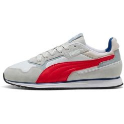 Adidasy Puma Softride St Miler, Dla obu płci. Szare obuwie sportowe damskie Puma, bez wzorów, z zamszu, bez zapięcia. Za 490.00 zł.