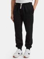 Tommy Hilfiger Spodnie dresowe Essential MW0MW37231 Czarny Relaxed Fit. Czarne spodnie sportowe męskie Tommy Hilfiger, m, bez wzorów, z dresówki. Za 449.99 zł.