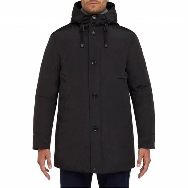 Kurtka GEOX M VELLETRI Czarny. Czarne kurtki męskie Geox, m, bez wzorów, z tkaniny, casualowe, bez kaptura. Za 886.99 zł.