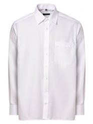 Eterna Comfort Fit Koszula Mężczyźni Comfort Fit Bawełna biały, 46. Białe koszule męskie Eterna Comfort Fit, m, bez wzorów, z bawełny, eleganckie, bez kołnierzyka, bez ramiączek. Za 279.95 zł.