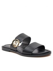 MICHAEL Michael Kors Klapki Vera 40S4VEFS3L Czarny. Czarne klapki damskie MICHAEL Michael Kors, bez wzorów, ze skóry, bez obcasa, bez zapięcia. Za 499.99 zł.