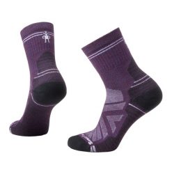 Skarpety trekkingowe damskie Smartwool Performance Hike Light Cushion Mid Crew. Fioletowe skarpetki damskie Smartwool, bez wzorów, z wełny. Za 99.99 zł.