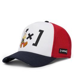 Czapka z daszkiem Capslab. Białe czapki damskie CapsLab, bez wzorów. Za 169.99 zł.