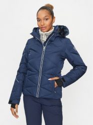 Rossignol Kurtka narciarska Staci Pearly RLMWJ40 Granatowy Regular Fit. Niebieskie kurtki sportowe damskie Rossignol, na zimę, xs, bez wzorów, z syntetyku, bez ramiączek, bez kaptura, narciarskie. Za 989.00 zł.