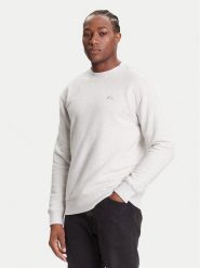 Quiksilver Bluza Salt Water Crew EQYFT05158 Szary Regular Fit. Szare bluzy męskie Quiksilver, l, bez wzorów, z bawełny, bez ramiączek, bez kaptura. Za 219.99 zł.