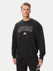 Adidas Bluza Seasonal Essentials Collegiate French Terry Crew KF4252 Czarny Regular Fit. Czarne bluzy męskie Adidas, m, bez wzorów, z bawełny, bez ramiączek, bez kaptura. Za 259.99 zł.