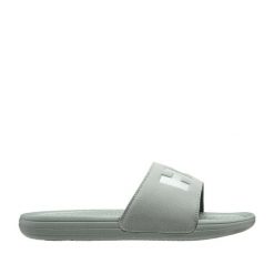 Klapki damskie Helly Hansen Slide. Zielone klapki damskie Helly Hansen, bez wzorów, z materiału, eleganckie, bez obcasa, bez zapięcia. Za 183.25 zł.