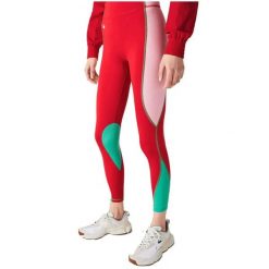 Legginsy treningowe damskie Lacoste Sport. Czerwone legginsy damskie Lacoste, l, bez wzorów, z dzianiny. Za 327.00 zł.
