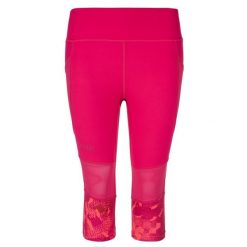 Damskie legginsy 3/4 Kilpi SOLAS-W. Czerwone legginsy damskie Kilpi, bez wzorów, z poliesteru. Za 112.21 zł.